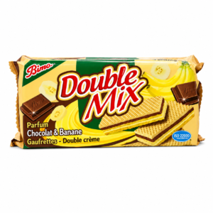 bimo gaufrettes doublemix banane chocolat