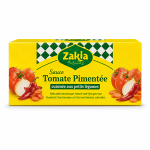 zakia sauce tomate pimentee 180g